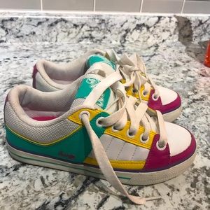 Old school DVS skate shoes.